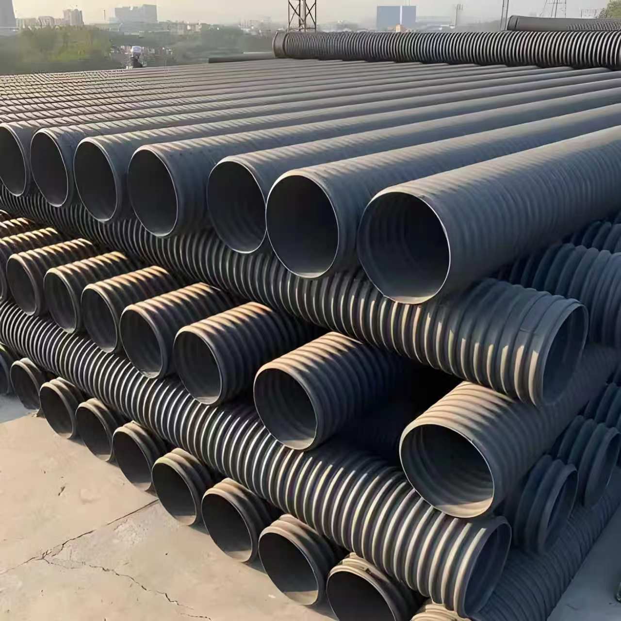 鹤岗市波纹管钢丝网骨架复合管 - 厂家
